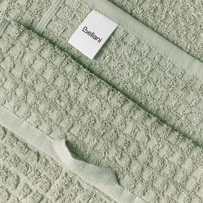 Beliani - ATAI - 11-delige handdoekset - Lichtgroen - Katoen