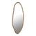 PTMD Paislie Brass Organic Shaped Mirror Oval