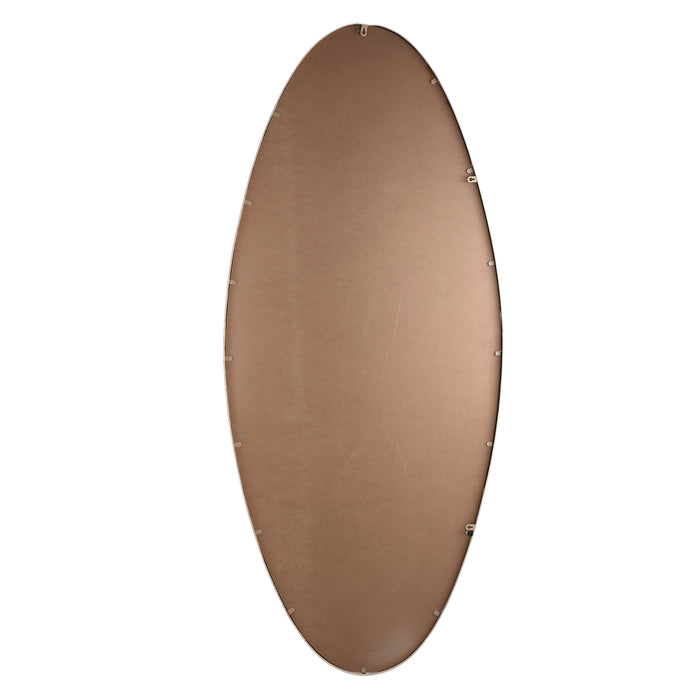 PTMD Serine Sand Steel Oval Mirror Large