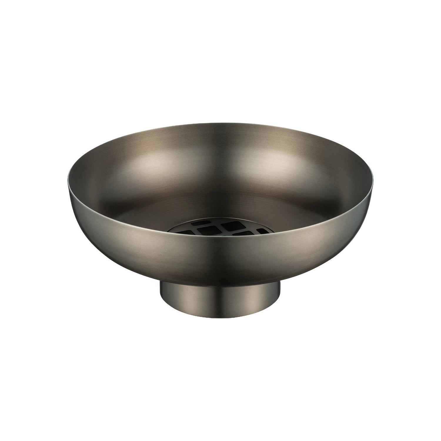 Miyabi Vaas Burned Metal Laag | Bruin | Staal