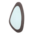 PTMD Santin Brown Mango Wood Organic Triangle Mirror