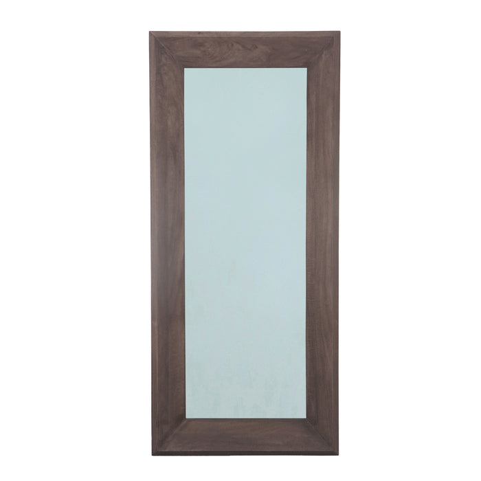 PTMD Nicka Brown Mango Wood Rectangle Mirror S