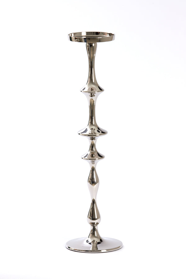 Light&living Kaarsenhouder Ø14x51 cm VICARI glans nikkel