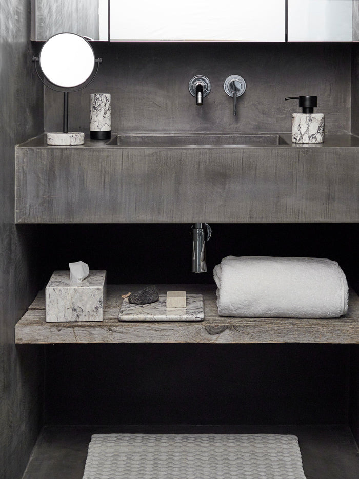 Maks Badmat Silver Grey | 70 x 120 cm | Grijs | Katoen