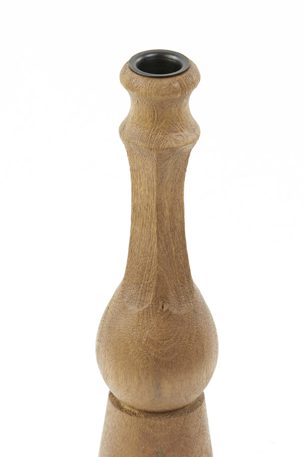 Light & Living Light&living Kandelaar Ø10x33 cm TAVOLA hout mat bruin