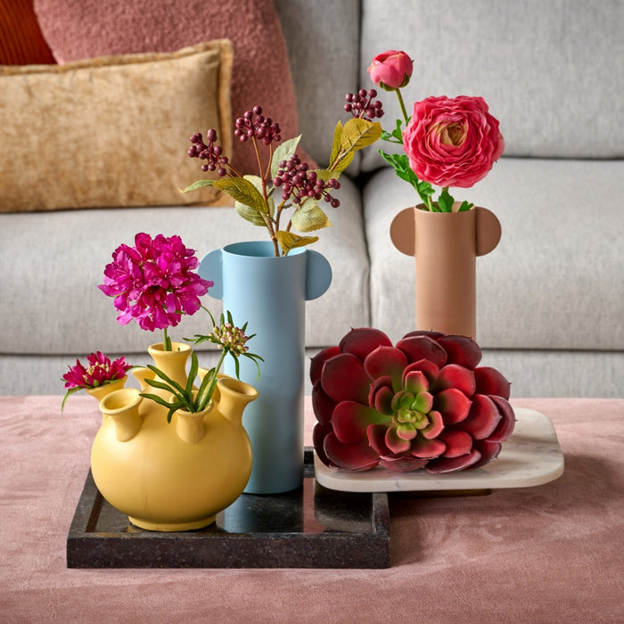 Fleurdirect Kunstplant Echeveria -  - Polyester - 0x20x0cm (BxHxD)