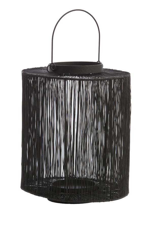 Light & Living Light&living Windlicht 28x20x30 cm BANJO zwart