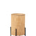 J-line - Lantaarn Op Voet Bamboo Naturel Large - 35.5x35.5x63cm