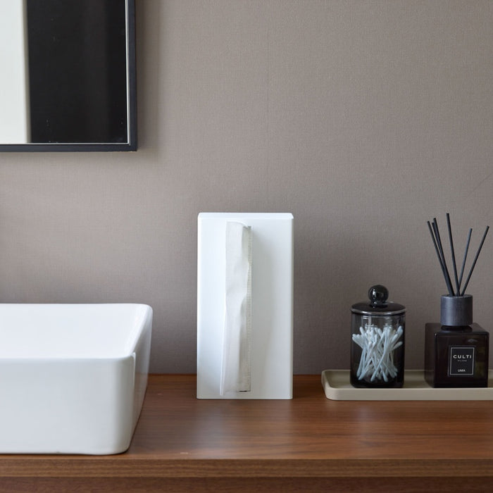 Yamazaki Vertical Tissuebox - Tower - Wit