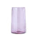 PTMD Pernella Pink Ribbed Glass Stormlight L