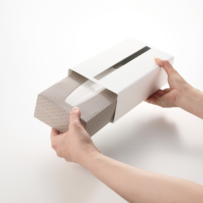 Yamazaki Vertical Tissuebox - Tower - Wit
