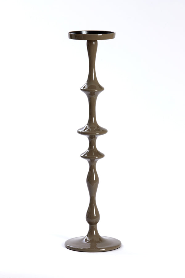 Light & Living Light&living Kaarsenhouder Ø14x51 cm VICARI glans bruin