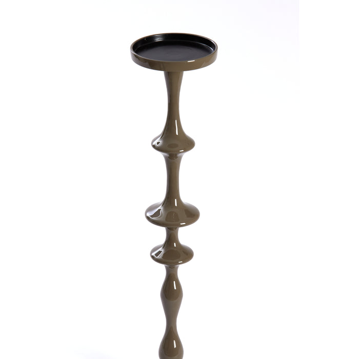 Light & Living Light&living Kaarsenhouder Ø14x51 cm VICARI glans bruin