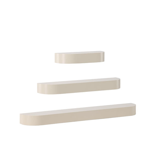 Svea - Rocco wanplanken - set van 3 - beige