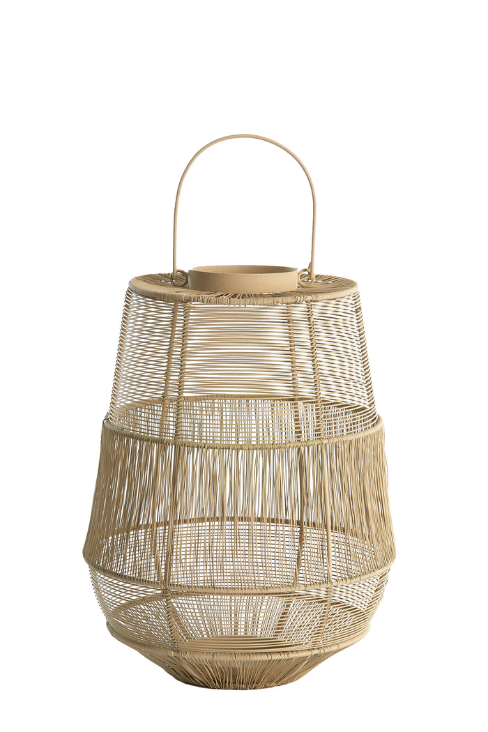 Light & Living - Windlicht SEZELA - Ø28x38cm - Grijs