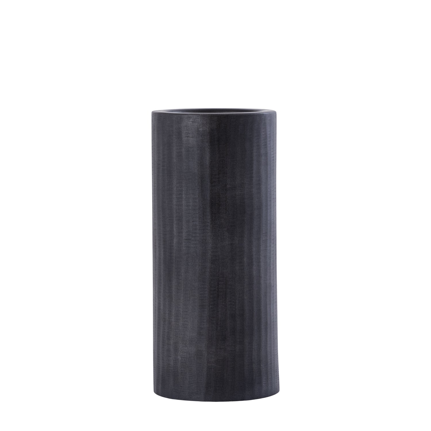 PTMD Jowad Graphite Alu Sheet Candle Holder Rib M