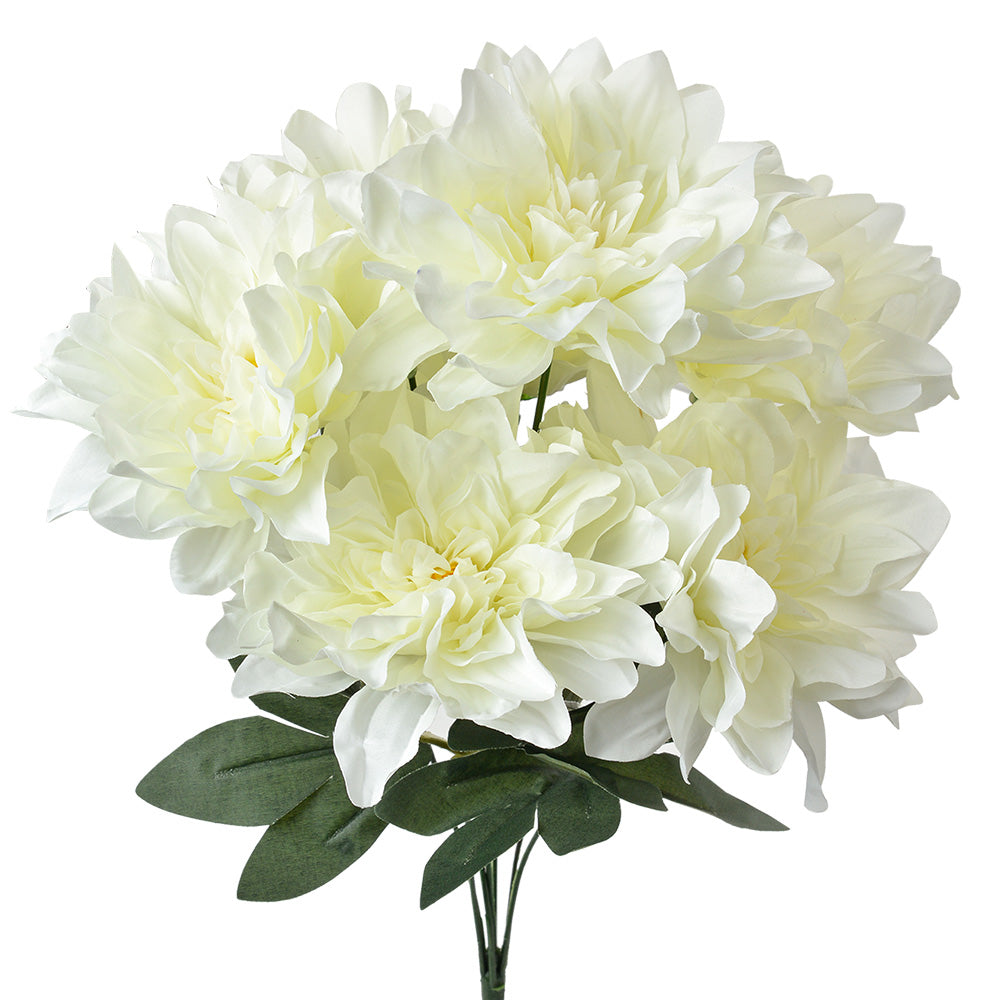 Clayre & Eef Kunstbloem 49 cm Wit Kunststof