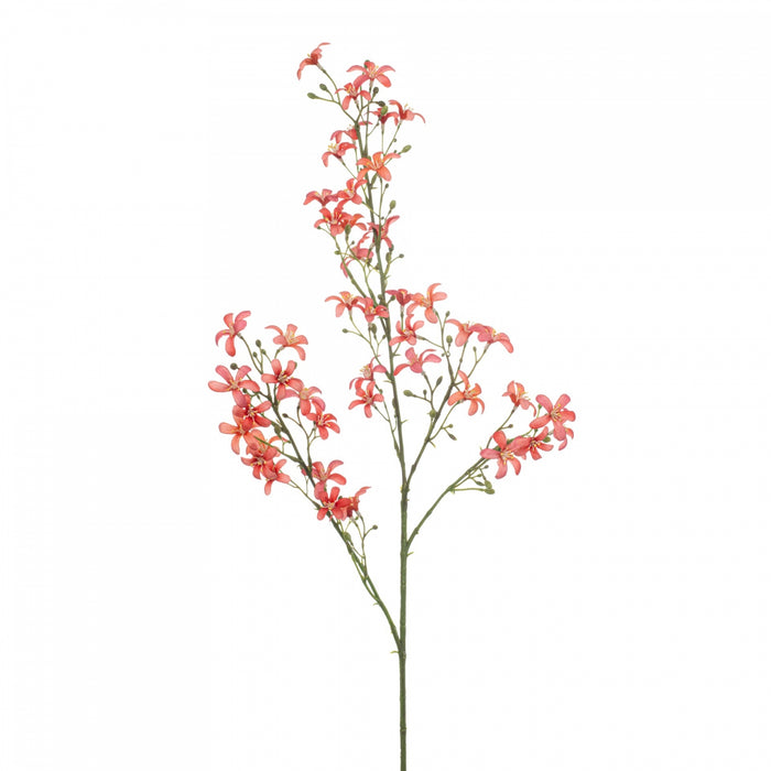 Fleurdirect Kunstbloem Saxifraga - Oranje|Rood - Polyester