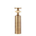 PTMD Nikolaos Brass Candleholder Travertine Round L