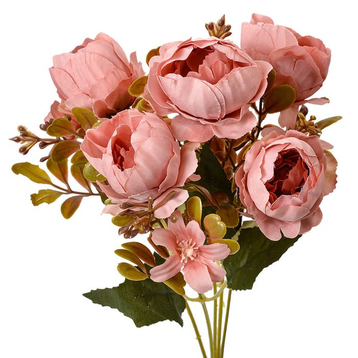 Clayre & Eef Kunstbloem 34 cm Roze Kunststof