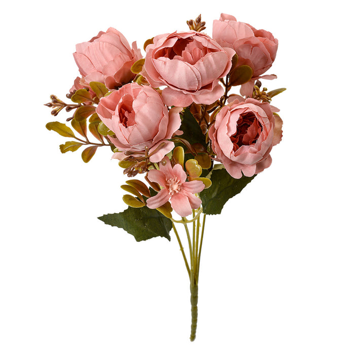 Clayre & Eef Kunstbloem 34 cm Roze Kunststof