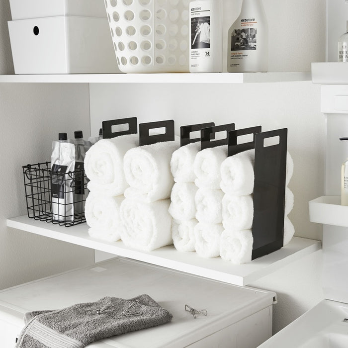 Yamazaki Handdoekenrek (set van 2) - Tower - Zwart