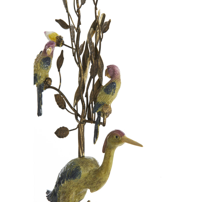 Light&living Kandelaar 22x11x44 cm HERON geel-roze-groen+brons