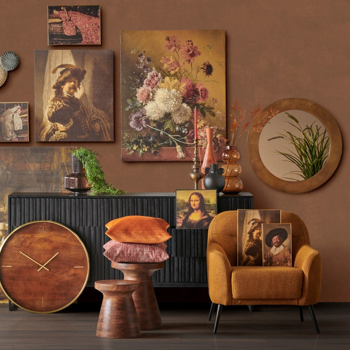 Canvasschilderij Boeket -  - Canvas - 80x0x100cm (BxHxD)