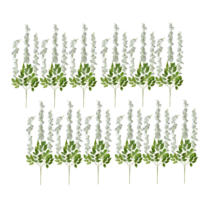 Clayre & Eef Kunstbloemen Set van 12 110 cm Wit Kunststof