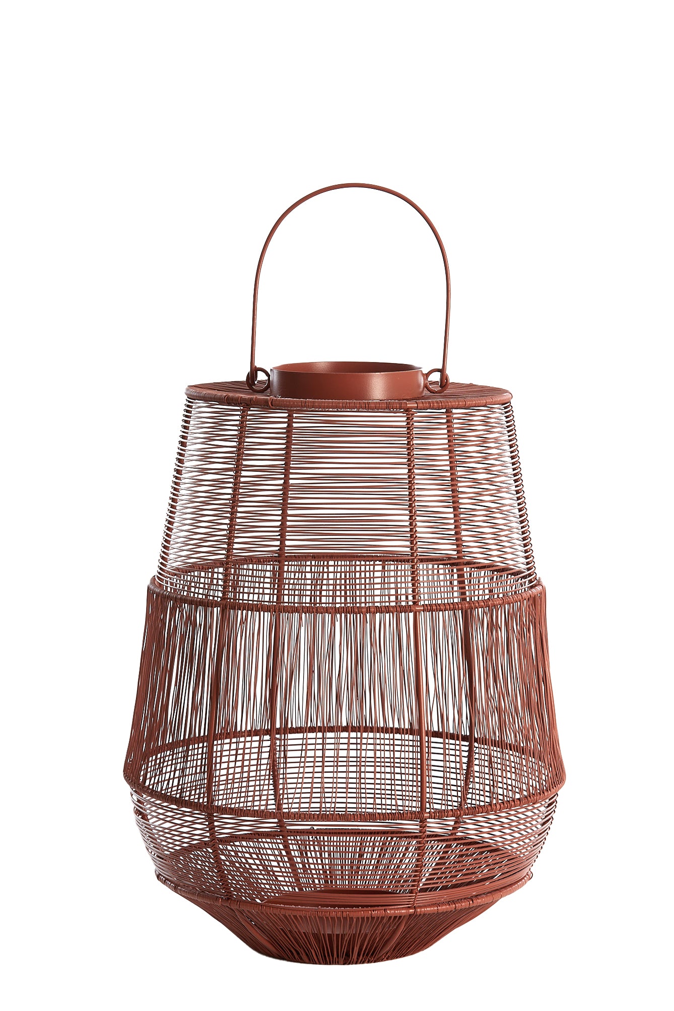 Light & Living - Windlicht SEZELA - Ø28x38cm - Rood