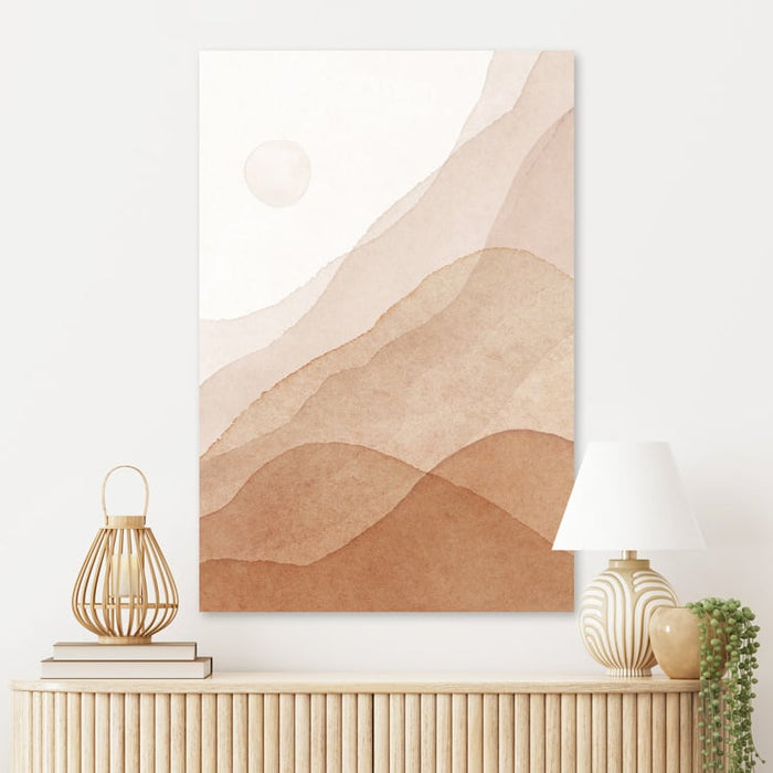 Schilderij Abstracte Bergen