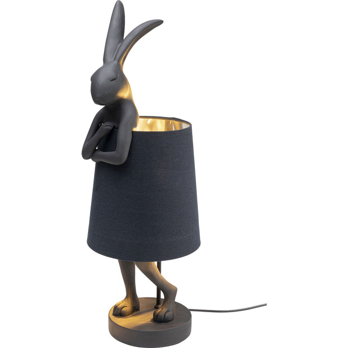 Kare Design Animal Rabbit Tafellamp 68 Cm - Mat Zwart