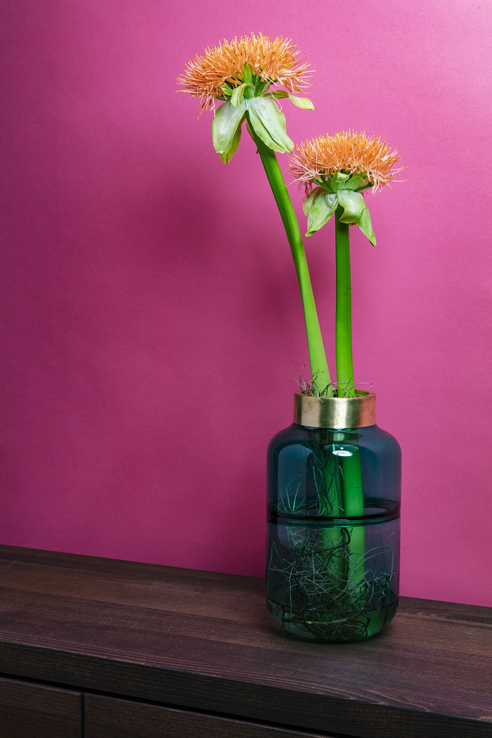 Vaas Positano Belly groen 28cm Kare Design