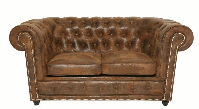 Sofa 2-Zits Oxford Vintage Rivet Kare Design