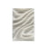 PTMD Aleishia White Rect Mdf Wallpanel Wavy Design