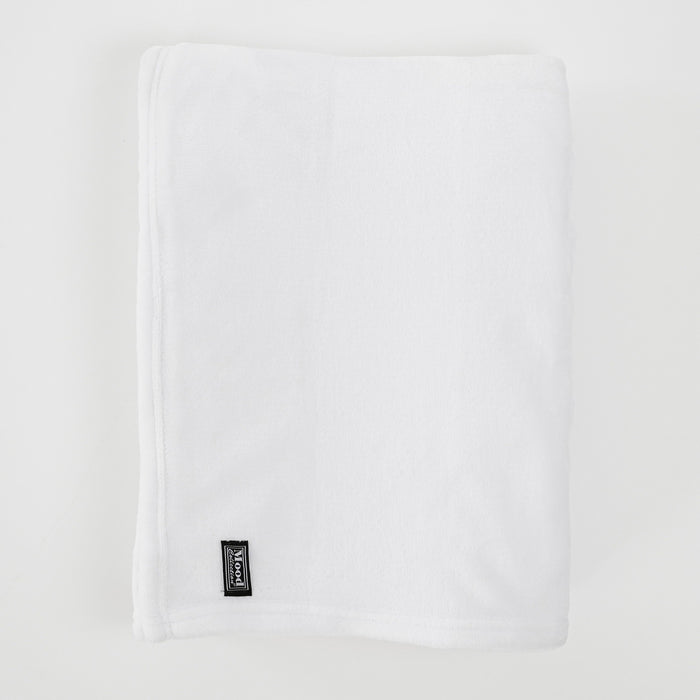 Mica Decorations Famke Fleece Plaid - 180 x 130 cm - Off white