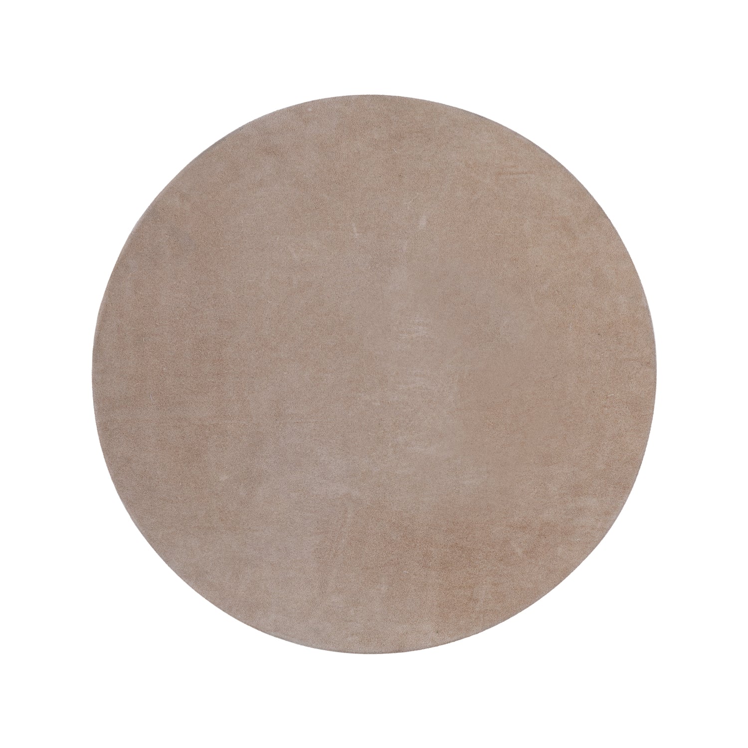 PTMD Nabdia Taupe Suede Round Bowl And Wall Panel M
