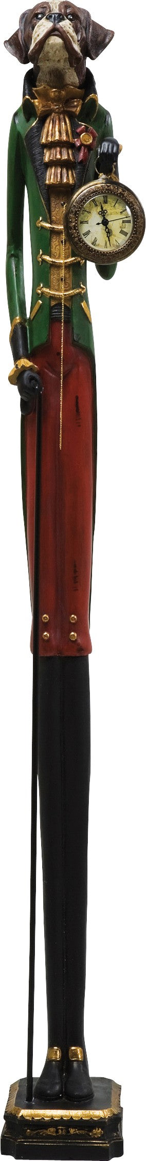 Tafelklok Gentleman hond 138cm Kare Design