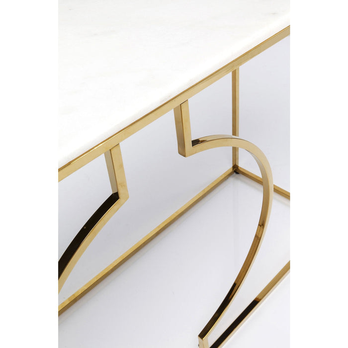 Kare Design Miami Loft console wit en goud 120x35cm