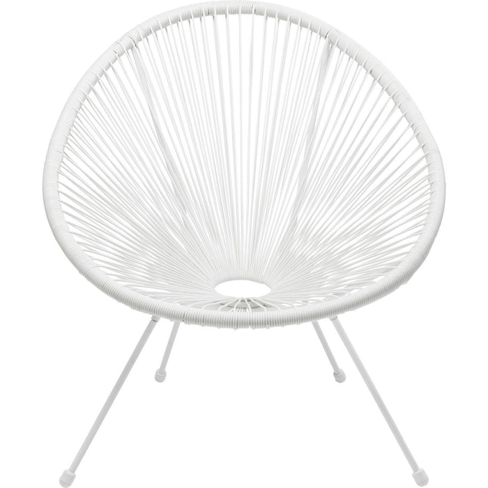 Tuinfauteuil Acapulco Mono wit Kare Design