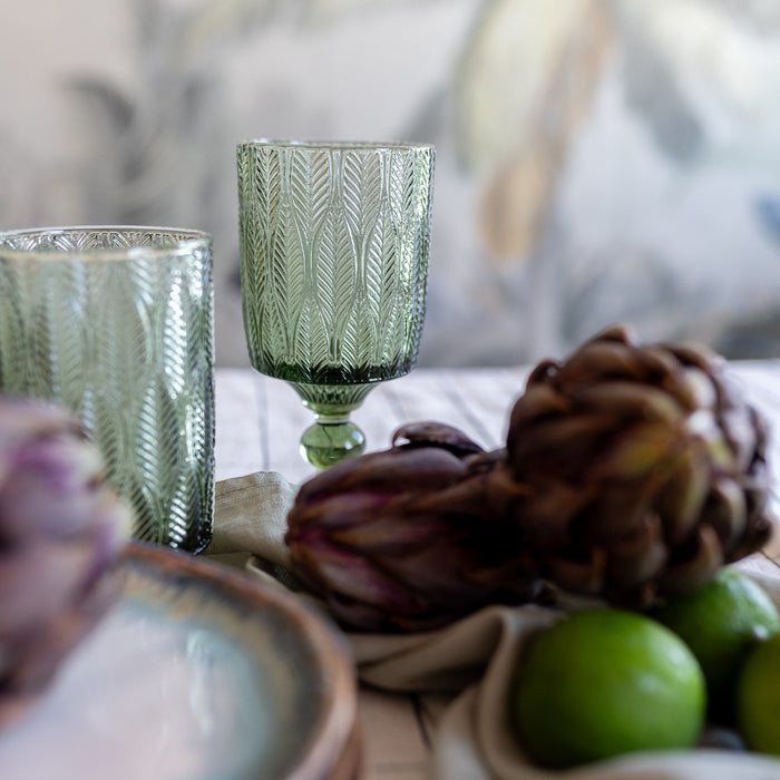 Kare Design Fogli Wijinglazen groen 6st