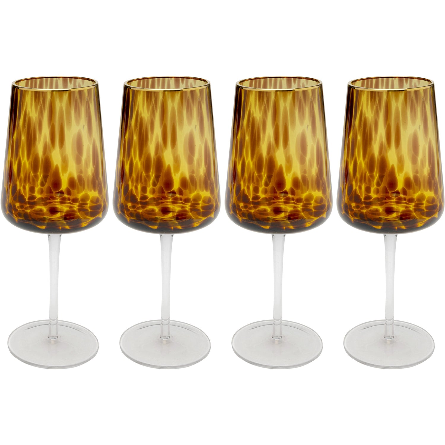 Kare Design Caramel Wijinglazen 4st