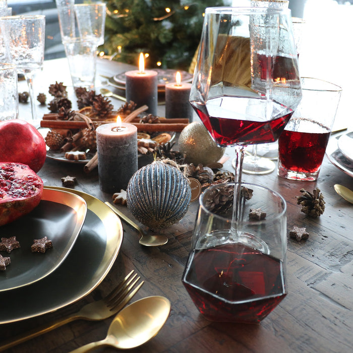 Kare Design Diamond Wijinglazen smoke 4st