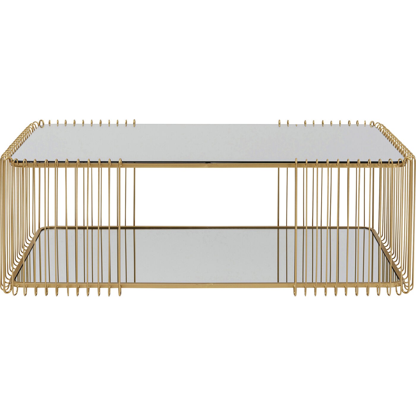 Salontafel Wire Double 120x60cm goud Kare Design