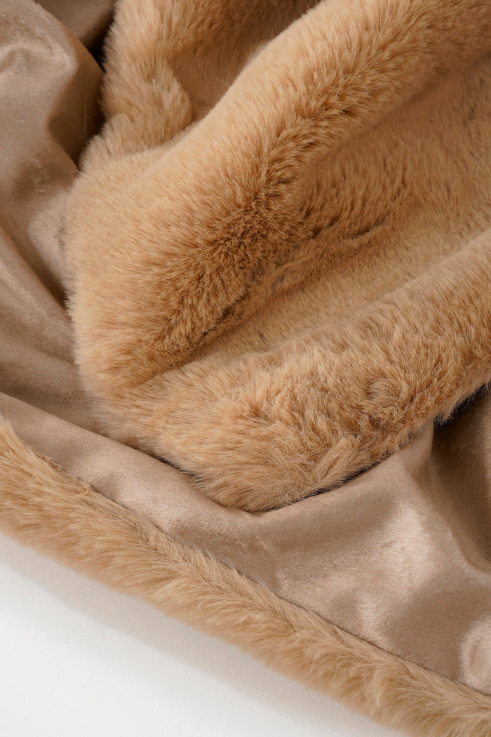 Mica Decorations Bronte Fleece Deken - L200 x B150 cm - Beige