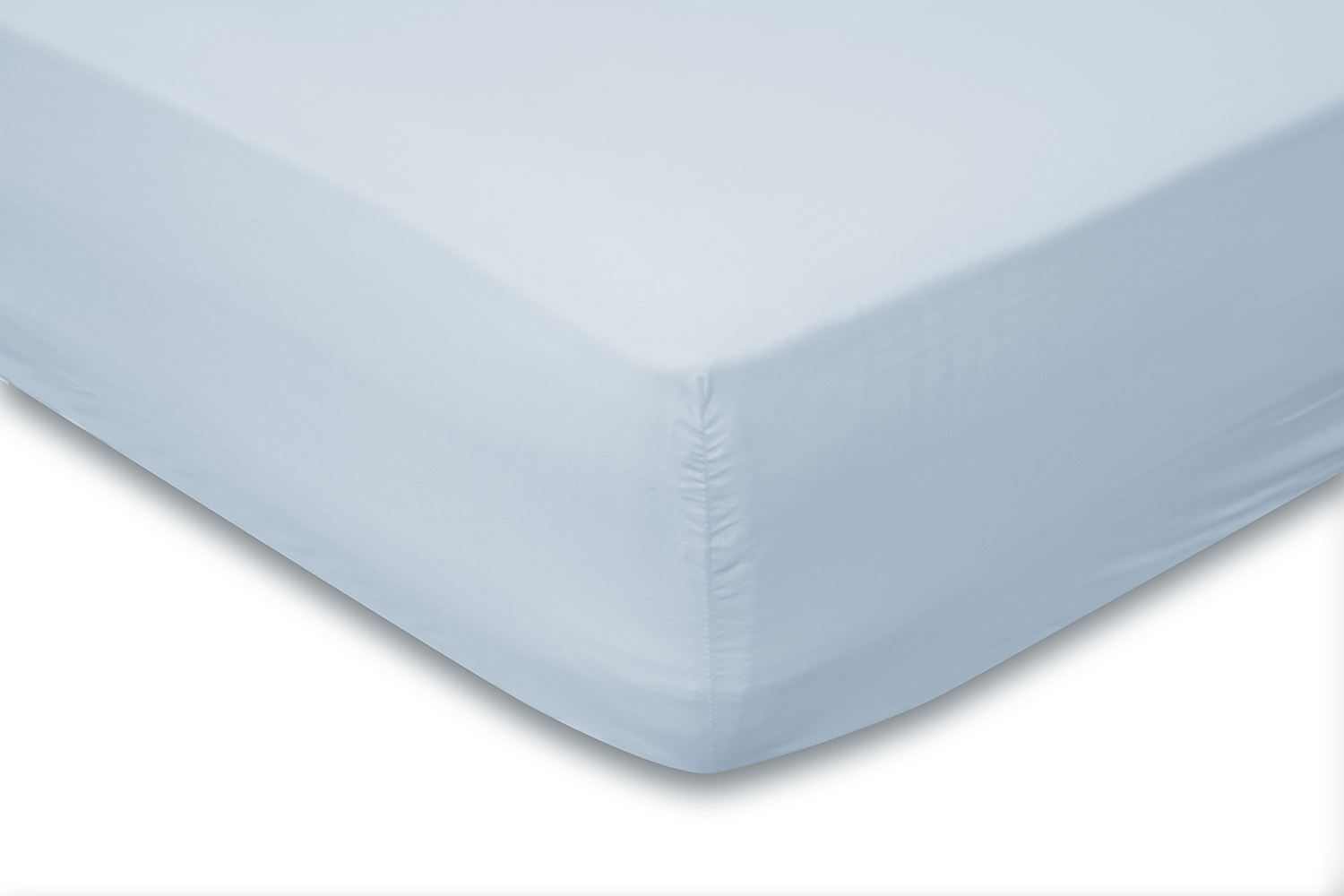 Eleganzzz Hoeslaken Jersey Katoen Stretch 35cm Hoge Hoek - licht blauw