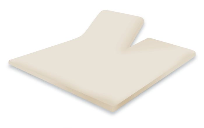 Eleganzzz Splittopper Hoeslaken Perkal Katoen - ivoor