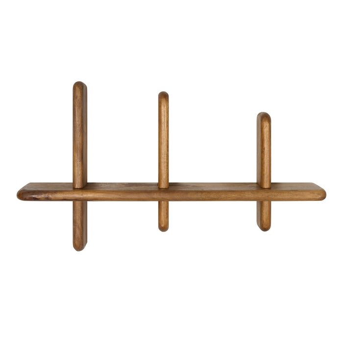 Wandrek Foggia Bruin - Hout - 51x75x14cm (BxHxD)