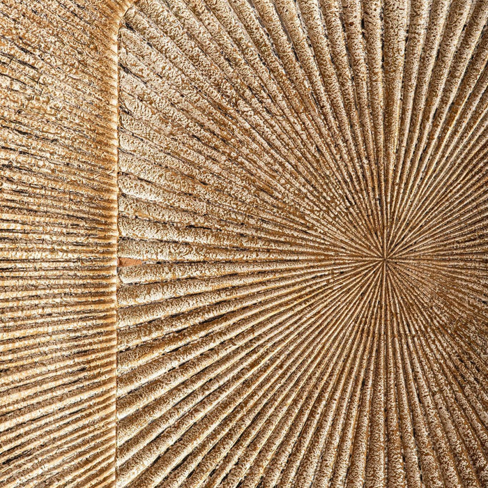 PTMD Dishita Cream Square Mdf  Wall Panel Ribbed Large