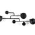 BOLD MONKEY Wall Coat Rack Hypnotising Black